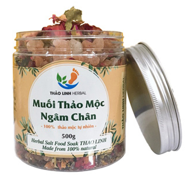 muối ngâm chân thảo dược thảo linh 500g